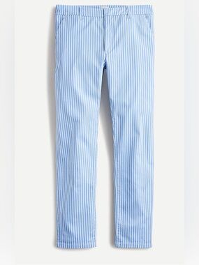J. Crew Slim boyfriend chino pant in blue stripe